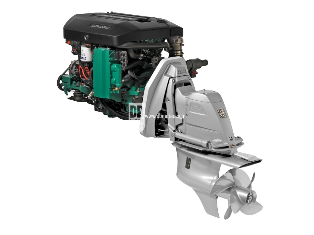 moteur marin volvo penta d3-220 avec embase2