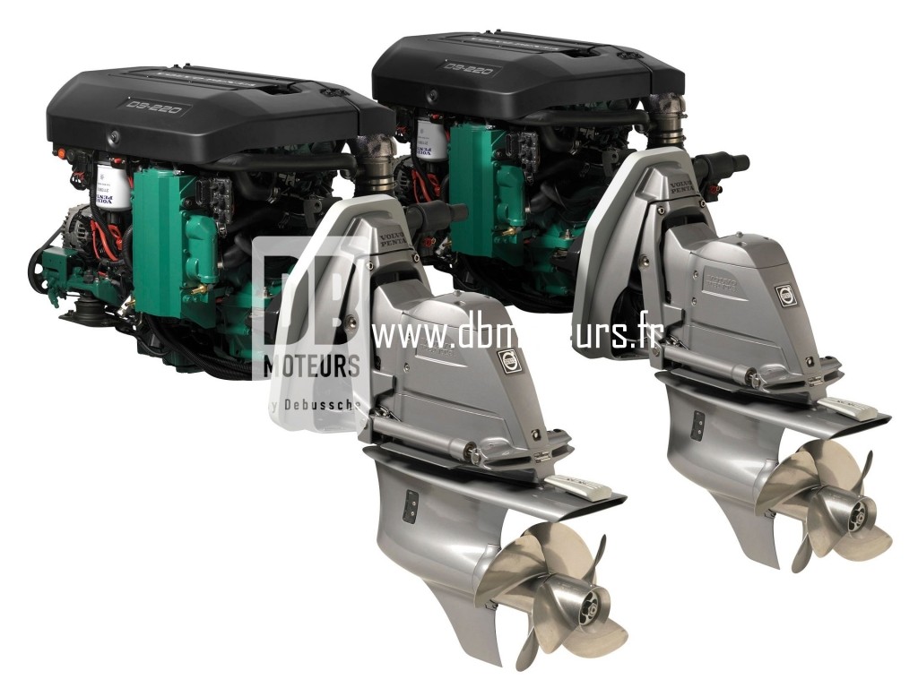 moteur marin volvo penta d3-220 avec embase5