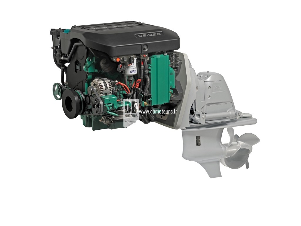 moteur marin volvo penta d3-220 avec embase6