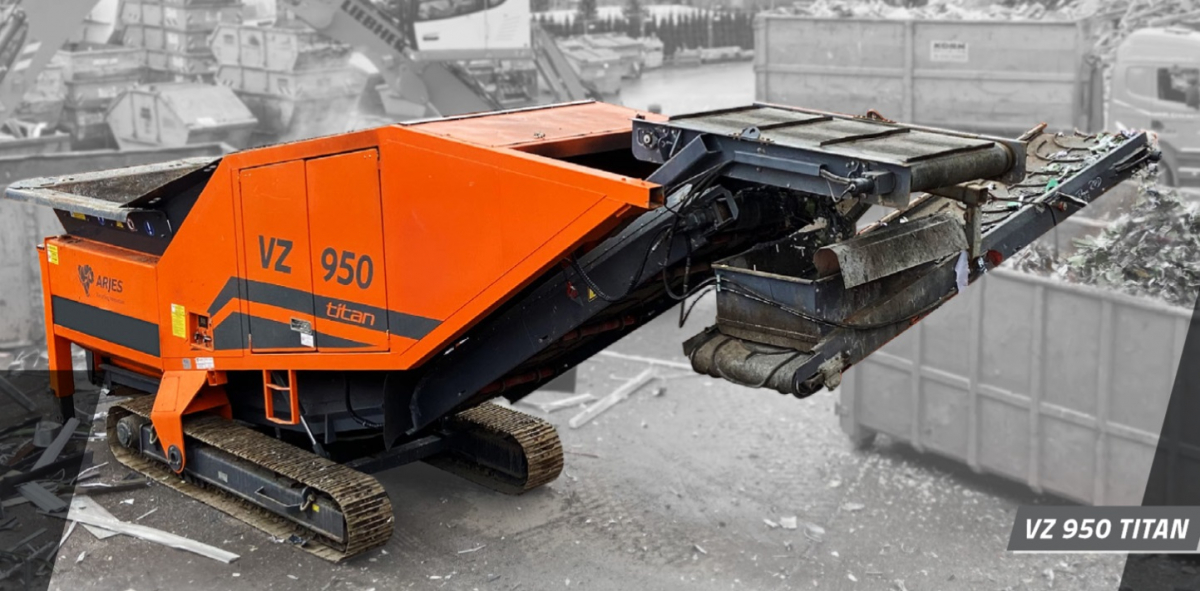 Arjes machine VZ 950 Titan avec moteur Volvo Penta TAD16