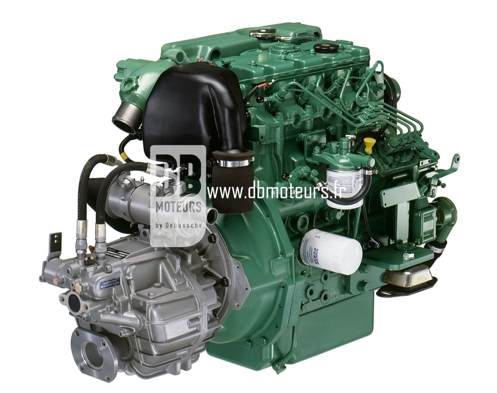 moteur volvo penta d2-55 avec transmission inverseur5