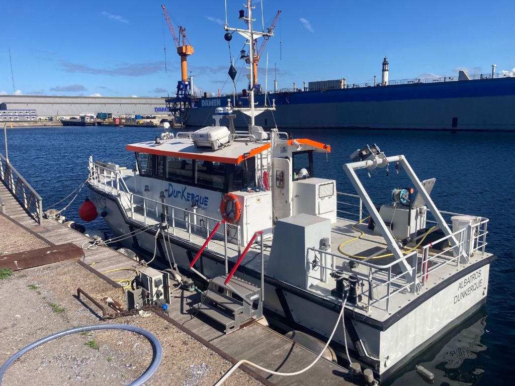 Modification sur bateau Albatros port de Dunkerque