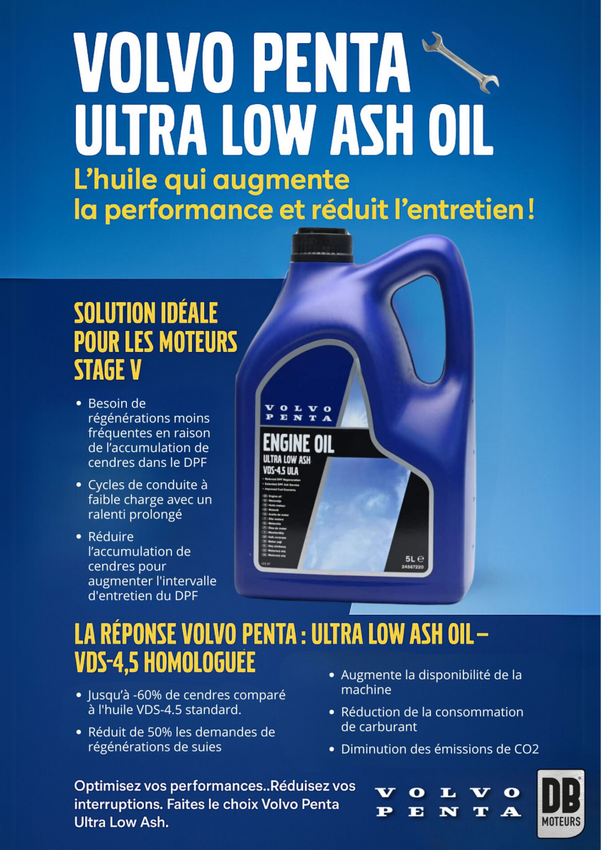 Flyer - Huile moteur Volvo Penta ULA VDS-4.5 10W30 Ultra Low Ash Oil