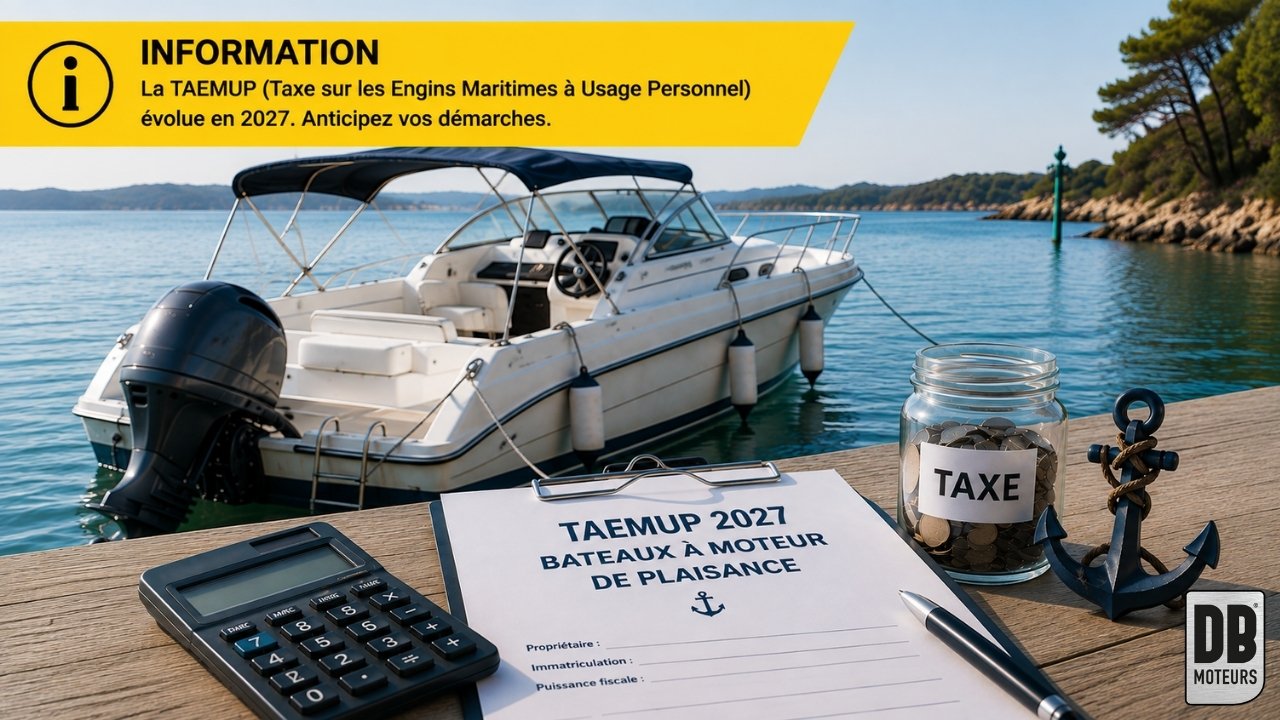 Information sur le nouveau calcul 2027 de la taxe annuelle sur les bateaux de plaisance