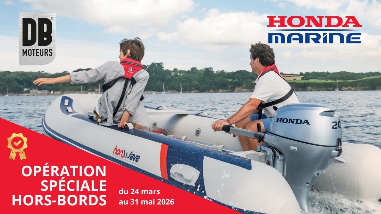 Offre 2026 sur les moteurs hors bord Honda Marine chez DB Moteurs