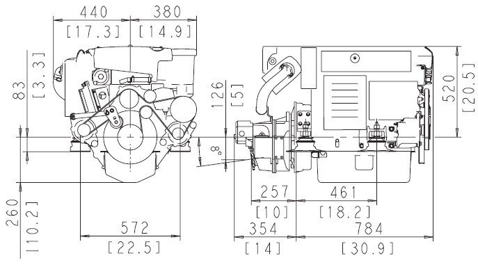 schemas d'installation moteur  D4-225