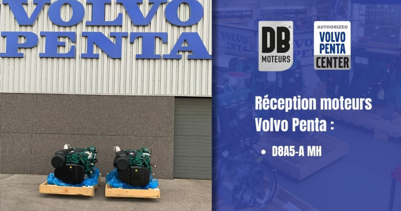 Réception moteurs Volvo Penta D8A5-A MH