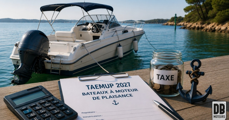 Taxe annuelle sur bateau de plaisance (nouvelle version 2027)